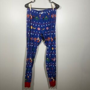 Marvel‎ Hanna Andersson Avengers Christmas Pajama Pants Mens Womens Size L
